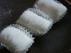 Close-up view of Dragon Beard Candy